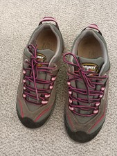 Ladies Grisport Lady Nova Grey Suede / Nylon  Walking Trail Shoes UK 4 EU 37