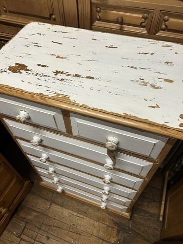 Vintage pine chest - pine, drawers