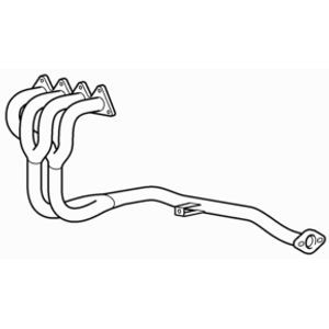 Exhaust manifold front down - manifold,