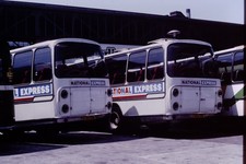 1980s National Express Original Bus Coach Slide Ref 8603