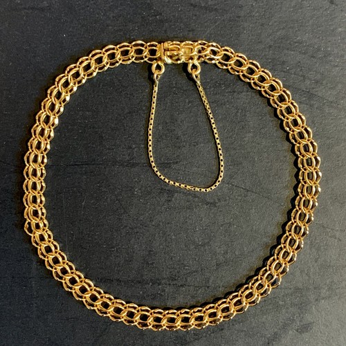 18ct yellow gold double - yellow,