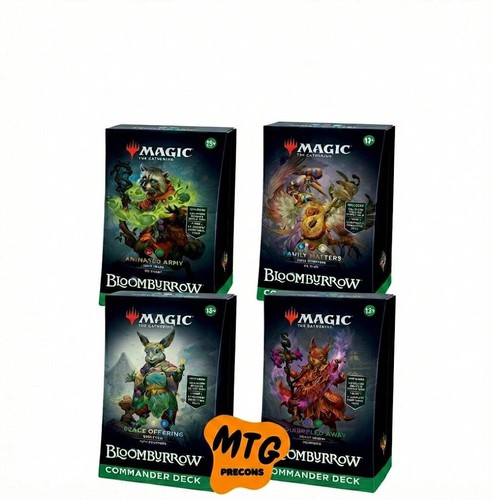 Mtg bloomburrow commander deck - mtg,