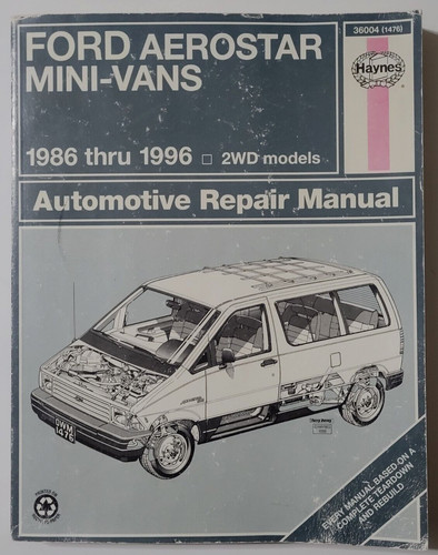 Ford aerostar 1986 - ford,