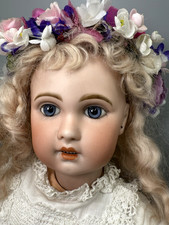 Beautiful Antique Porcelain Head Doll Jumeau 1907 9.53cm