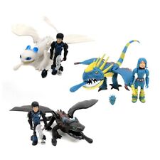 6pcs How to Train Your Dragon Toothless Light Fury Hiccup Action Figure Toys Set