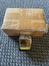 60 Gold Square Mercury Glass Tealight Votive Candle Holder Wedding Job Lot