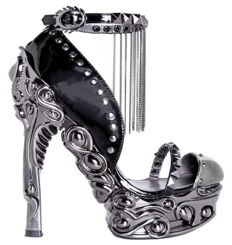 Hades eros black studs chains - black,