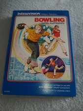 Mattel Intellivision Bowling Game. Boxed Manual & Overlays.....