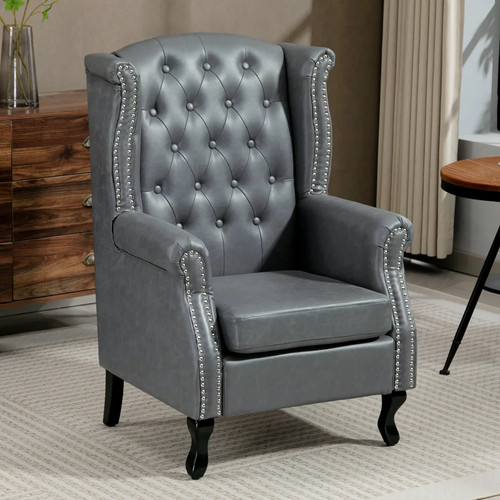 Wingback accent chair - accent, tufted