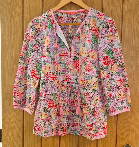 Joules womens floral eyelet - floral,