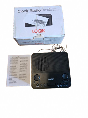 Logik lcrb25 clock radio - clock,