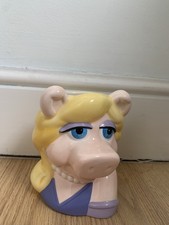 ~~VINTAGE MISS PIGGY KERMIT COLLECTION JIM HENSON CERAMIC MUG BY APPLAUSE INK~~