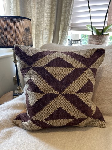 Handwoven wool jute - ,, cotton