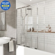 5 Panel Folding Bath Shower