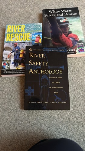 Whitewater canoe rescue - canoe,