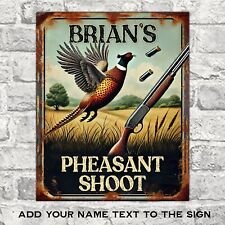 Personalised Pheasant Shoot