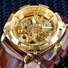 Luxury Mens Skeleton Automatic