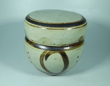 Wenford Bridge Svend Bayer Screw Lid Jar c.1970; Cornish Studio Pottery, A/F