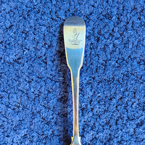 Solid silver hallmarked spoon - solid,