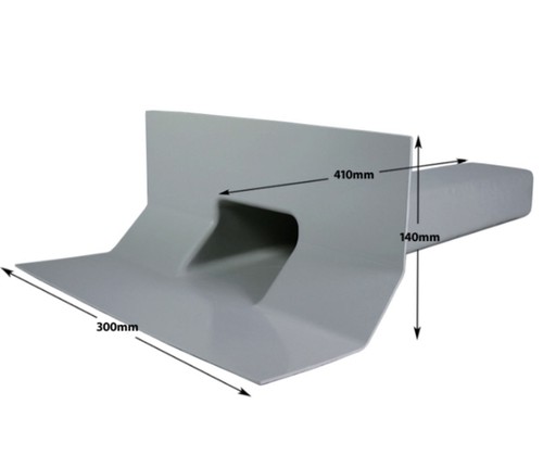 Grp through wall - wall, parapet