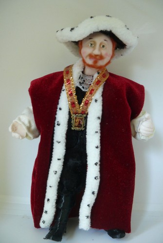 Dolls house miniature - dolls, polymer