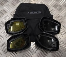 Genuine Army Issue ESS V12 Advancer Replacement Lens & Case For Tactical Goggles