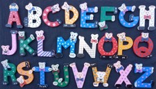 Large LETTERS 9cm WOODEN