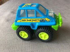 Vintage Beach Buggy Toy Car - Sea Side Party - Way-Formed - Blue & Green