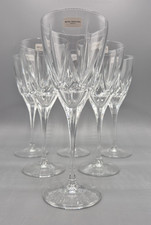 Set Of 6 Lead Crystal Royal Doulton Wine Glasses