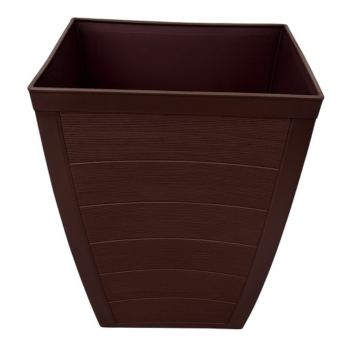 Tall brown faux wood effect - tall,