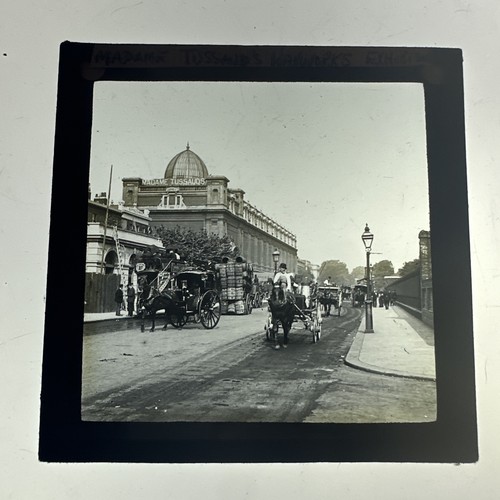 Antique magic lantern slide - lantern,