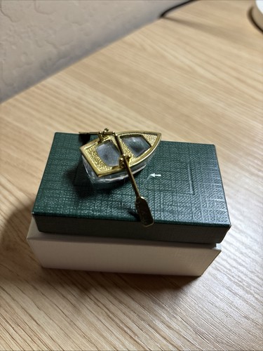 Row boat figurine swarovski - row,