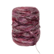 Mohair Wool Plum Two Tone