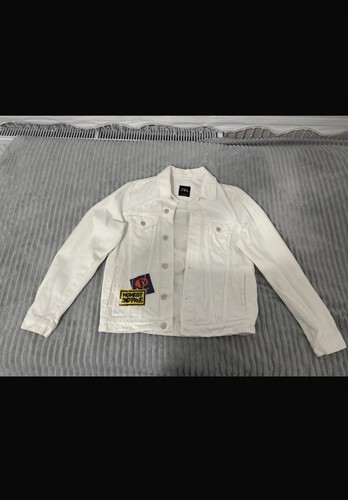 White zara denim jacket - zara,