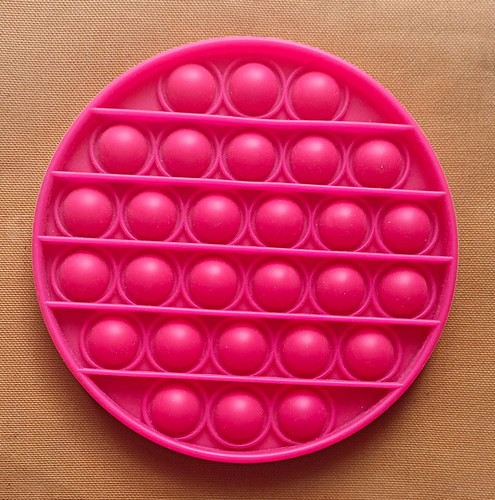 Round silicone pop - round,