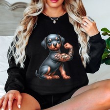 Love Mom Doberman Puppy Dog