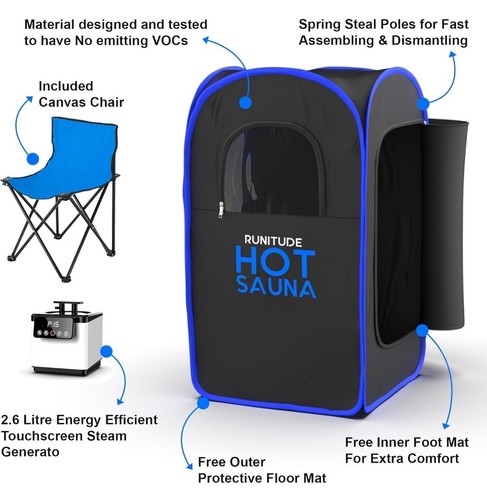 Runitude portable sauna steam - runitude,