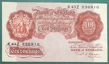 Bank england ten shilling - bank,