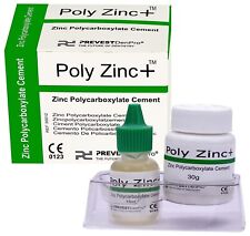 POLY ZINC + Strong Teeth Tooth Repair Permanent Dental Cement Cavity Filling Kit