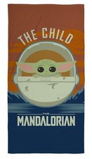 The Mandalorian Beach Towel Star Wars Baby Yoda Design 100% Cotton