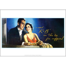 KB On Ice For Supper Art Print