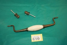 Brass And Ceramic Drawer Cupboard  Drop Handles ref 610 (FREE UK POSTAGE)