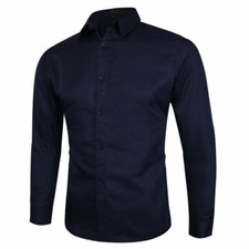 Mens Solid Modern Long Sleeve