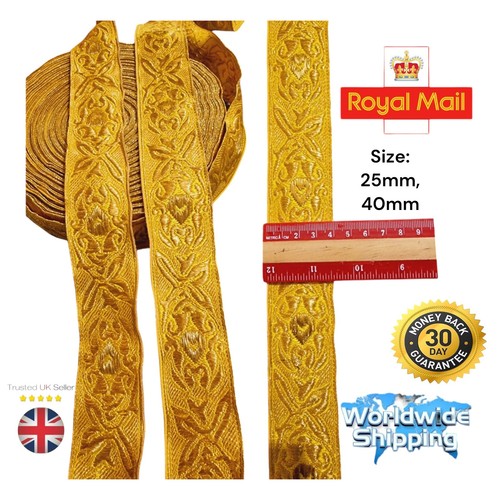 Mylar gold trim size - mylar,