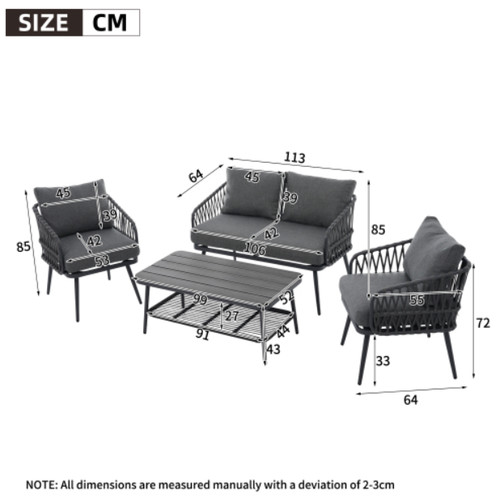 Piece garden furniture set - garden,