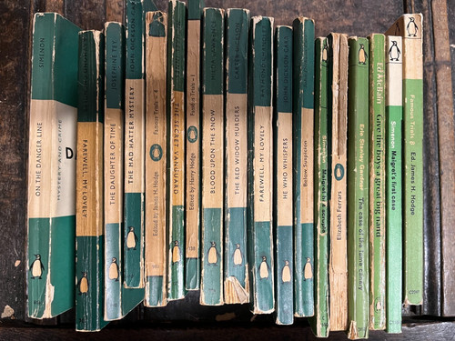 18x vintage green penguin - 18x,