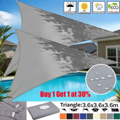 Triangle outdoor shade sail - outdoor,