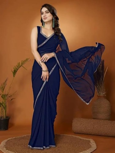 New fancy georgette silk party - georgette,