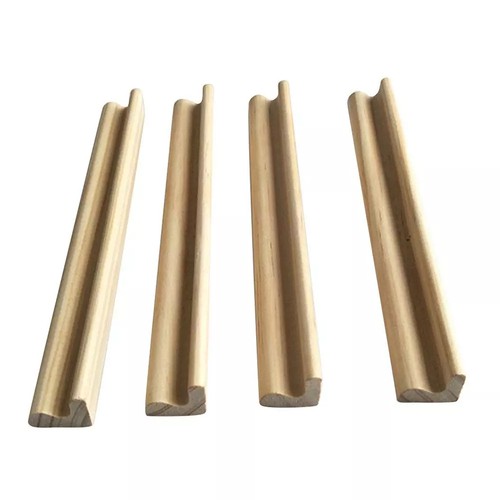 4pcs wooden domino holders - wooden,