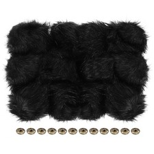 12Pcs Fluffy Soft Faux Fur Pom